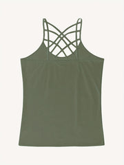 Criss Cross Spaghetti Strap Top Sexy Sleeveless Cami Top