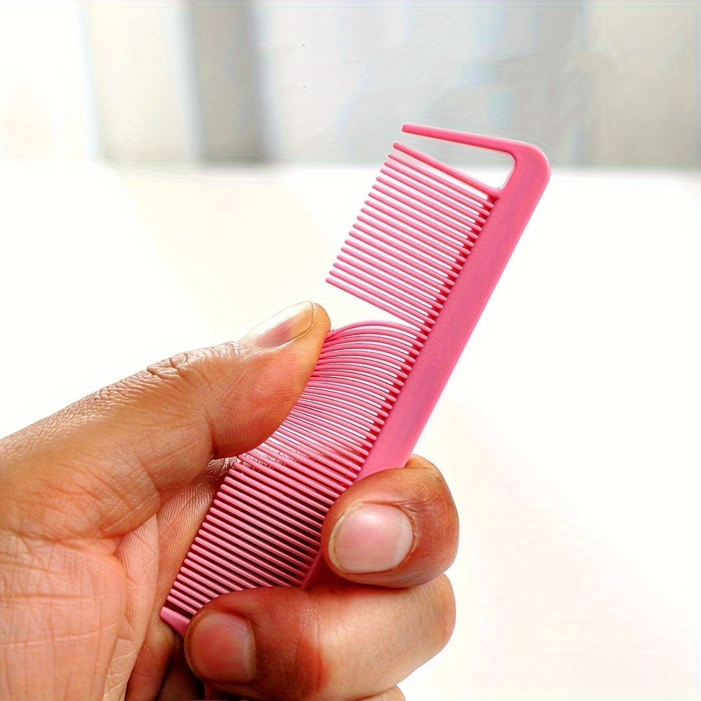 5PCS Steel Pin Comb Hair Styling Comb High Temp Resistant Long Tail Comb