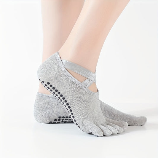 Women's Yoga Socks Non slip Split Five Toe Socks