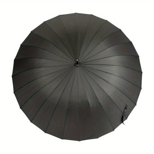 Vintage Long Handle Umbrella Wind Resistant Business Straight Pole Long Umbrella