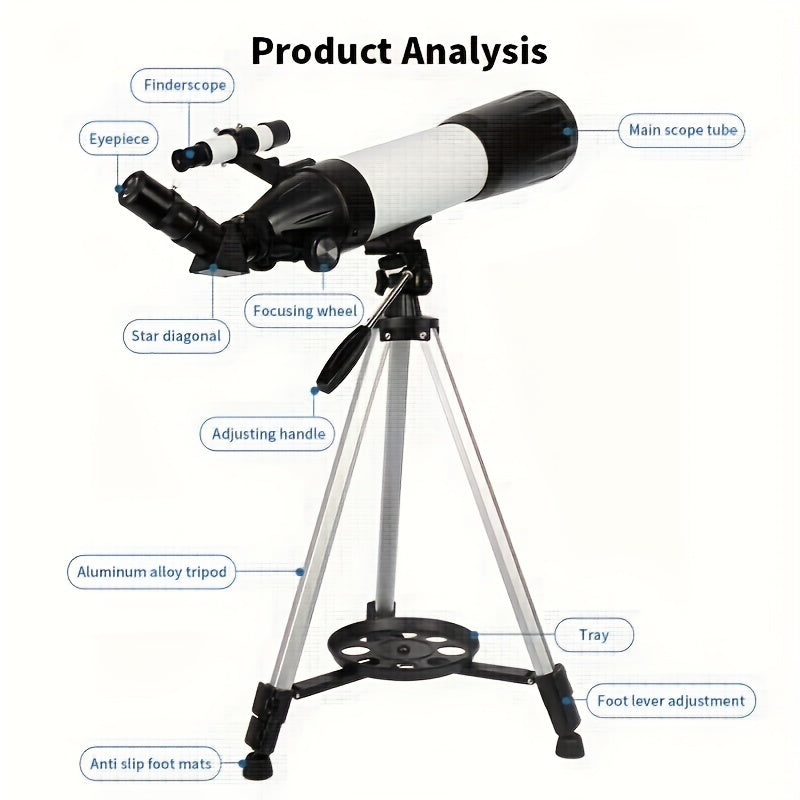 Professional Astronomical Monocular HD High Power Telescope