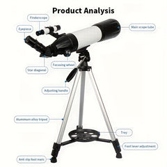 Professional Astronomical Monocular HD High Power Telescope