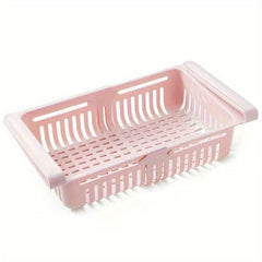 Refrigerator Storage Basket Retractable Drawer Multifunctional Rack