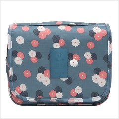 Portable Hanging Hook Cosmetic Bag Nylon Zipper Makeup Pouch