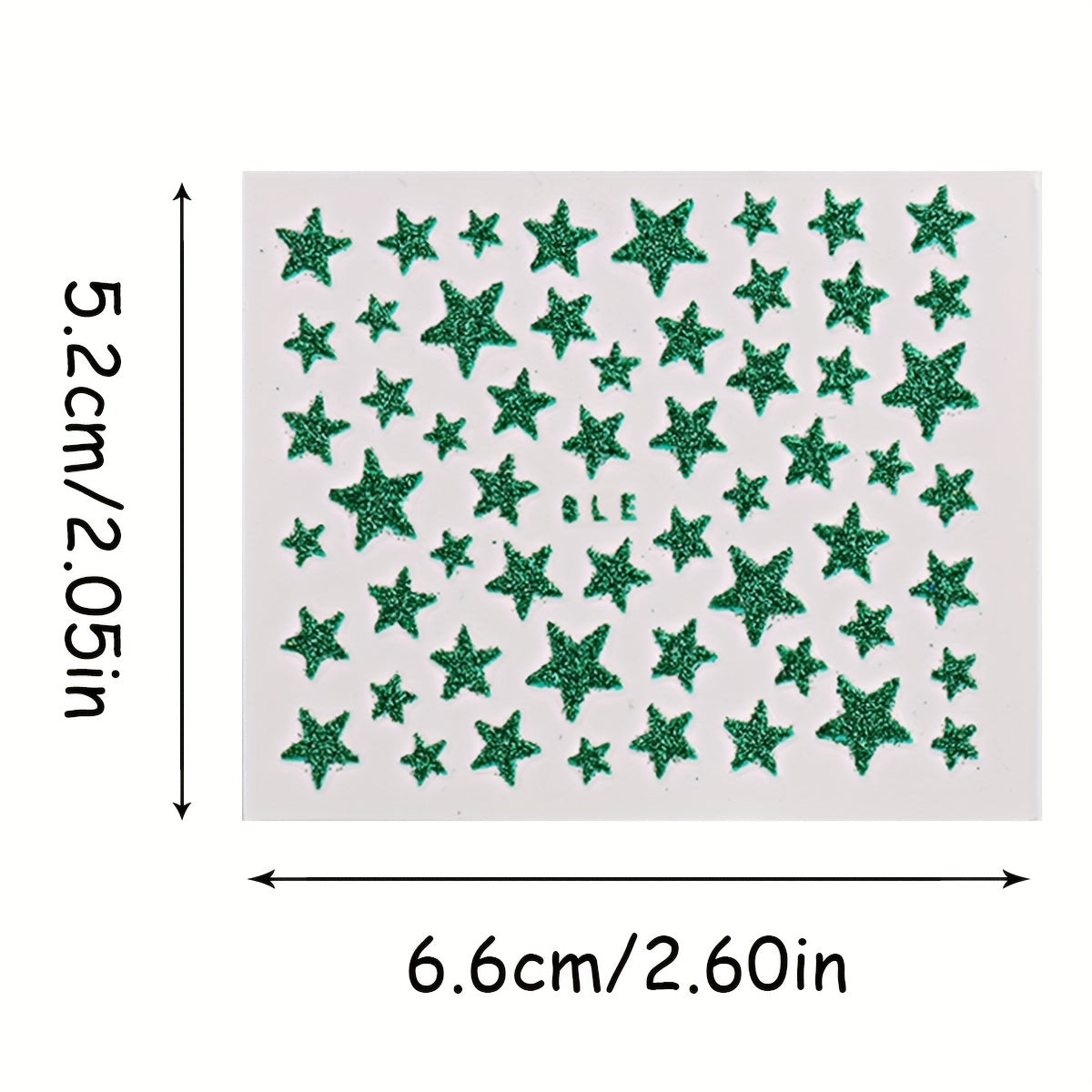Sparkly Star Nail Art Stickers Self Adhesive Easy to Apply Long Lasting