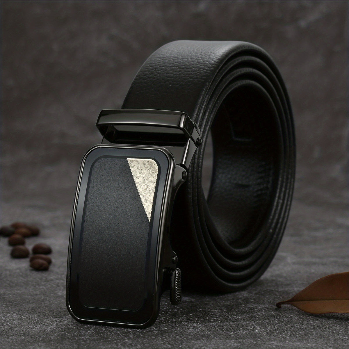 Men's PU Leather Belt with Versatile Design
