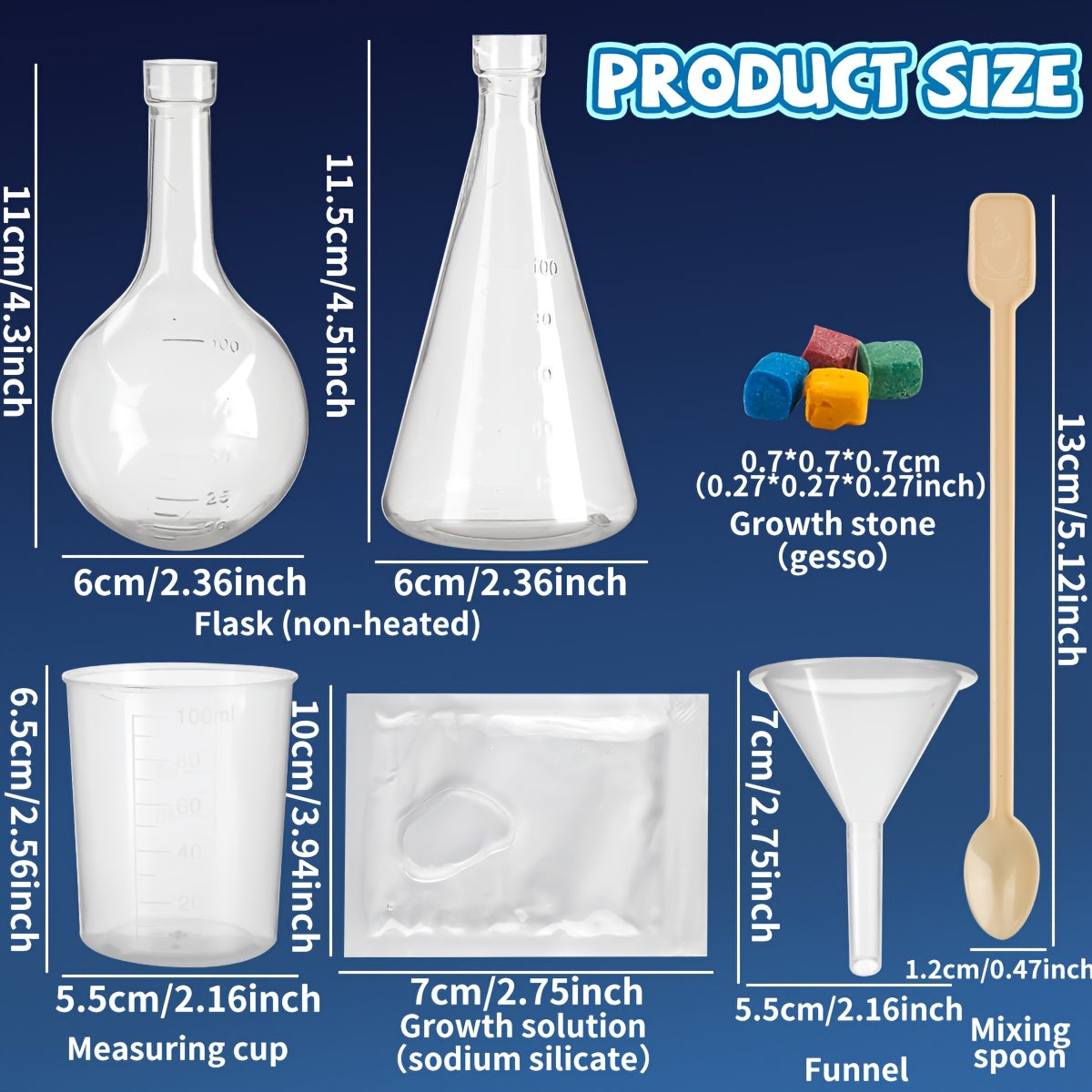 Water Garden Experiment Toy DIY Growth Stone Kit
