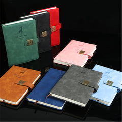 A5 PU Leather Notepad Magnetic Buckle Soft Journal