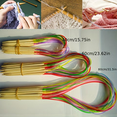Circular Needle Knitting Golden Wool Crochet Set