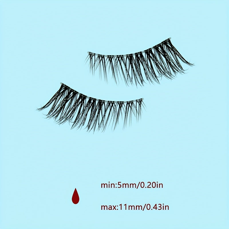 5 Pairs Natural Look 3D Wispy False Eyelashes