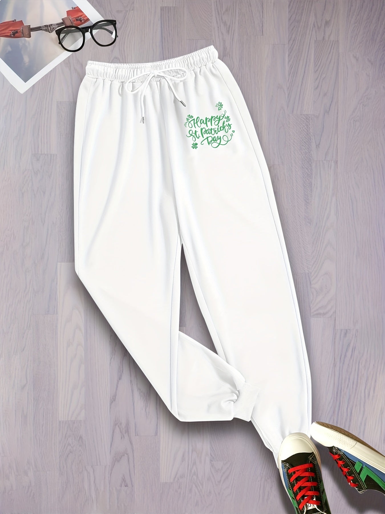  St Patrick's Casual Sports Sweatpants Women's Plus