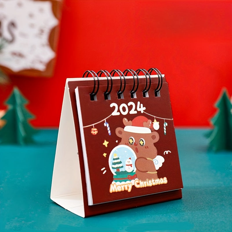 Mini Desk Calendar Student Cartoon Ornament Small Desk Calendar