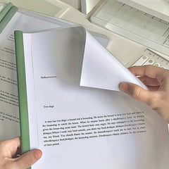 Green Gradient A4 Folder, 100 Sheets Capacity