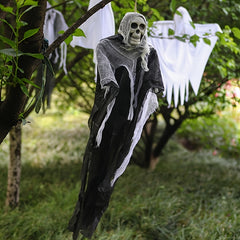 Halloween Hanging Ghost Skull Gauze Horror Props