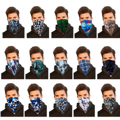 2 Pcs Neck Gaiter Bandana Half Face Balaclava Headwear Headgear Infinity Scarf