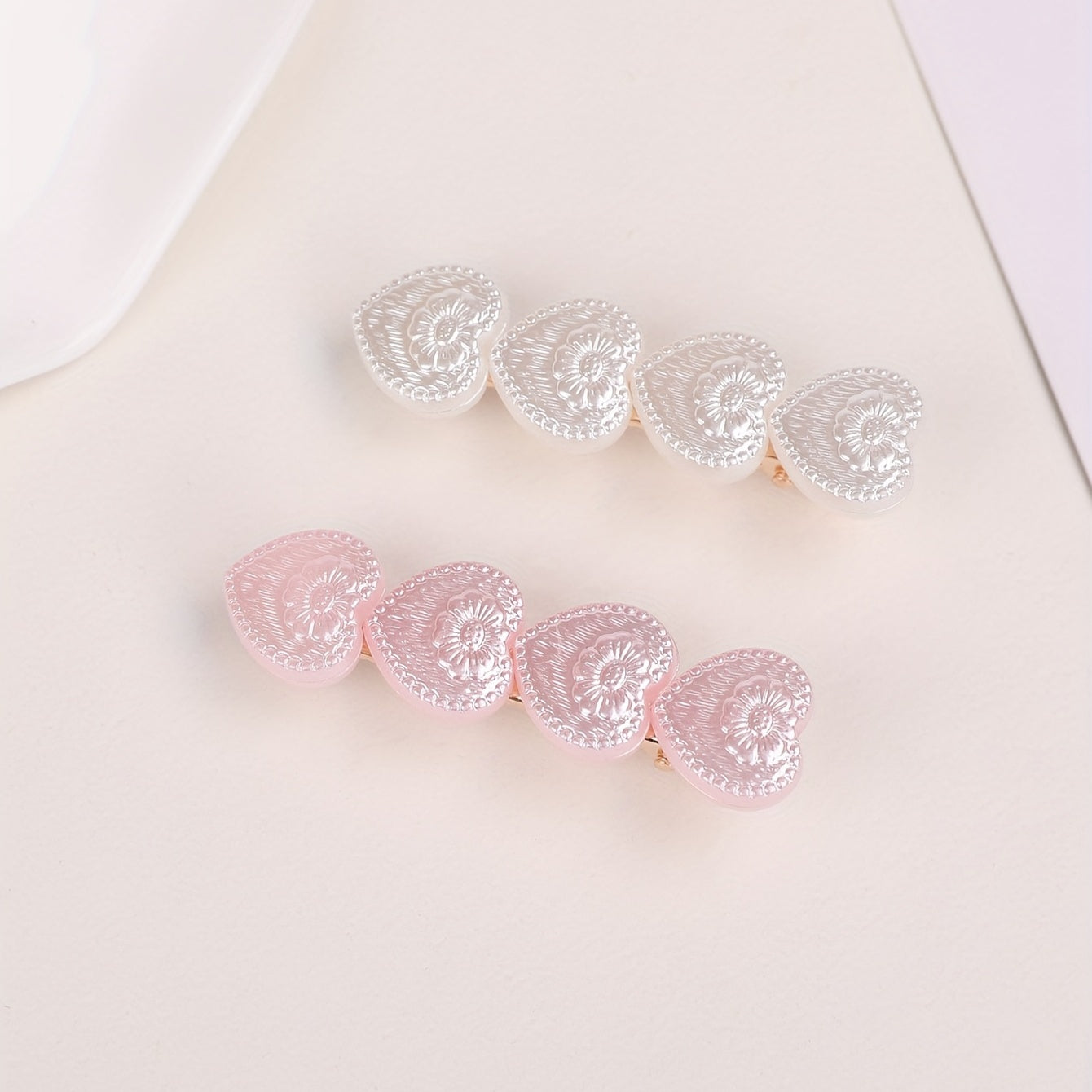 Heart Shape Hair Clip Duck Billed Clip Bangs Clip Hair Accessorie