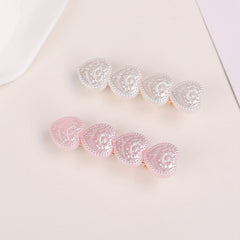 Heart Shape Hair Clip Duck Billed Clip Bangs Clip Hair Accessorie