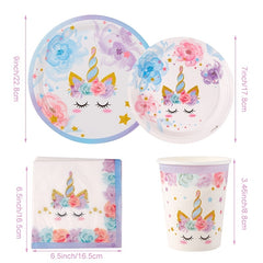 Magical Unicorn Plates for Parties & Gatherings