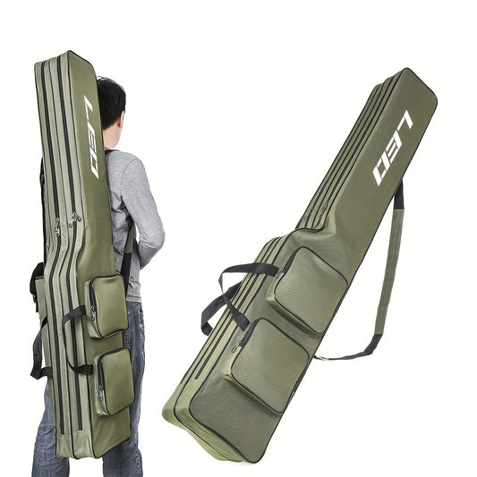 LEOFISHING Fishing Tackle Storage Bag 27ft Portable Rod Reel Organizer