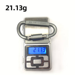 1pc Aluminum Carabiner Multifunctional Backpack Hanging Buckle