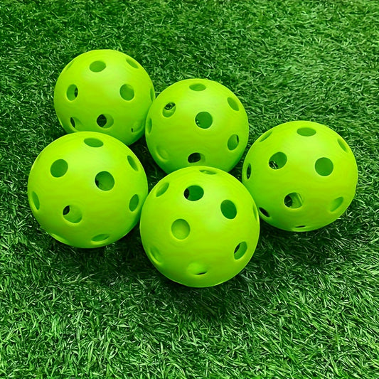 6pcs Pickleball 74MM Durable 26 Holes Indoor Pickleballs 24g