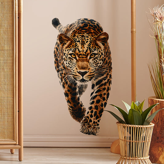 Leopard Wall Decal Removable PVC Sticker 29 x 59