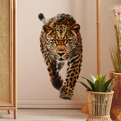 Leopard Wall Decal Removable PVC Sticker 29 x 59