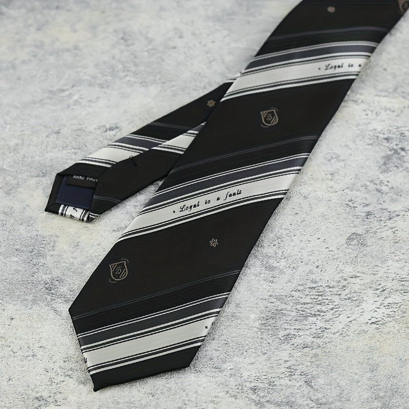 Striped Student School Uniform Tie Costume Clothing Accessories