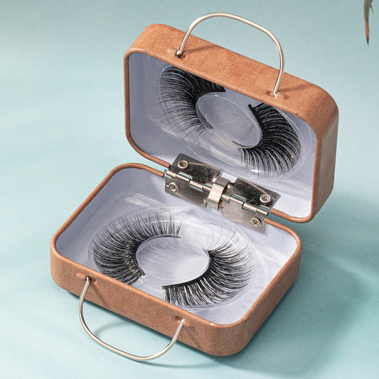 2 Pairs Fluffy Long False Eyelashes with Packaging