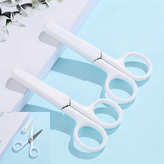 Small Round Head Scissors with Cover