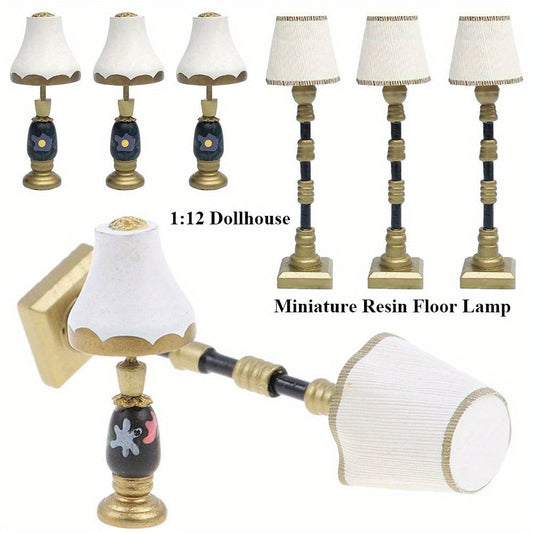 1:12 Dollhouse Vintage Style Crystal Wall Lamp Miniature Decoration