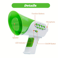 Sound Changer Toy w/ Handheld Speaker, 7 Effects, 5 Rhythms, Parties & Pranks