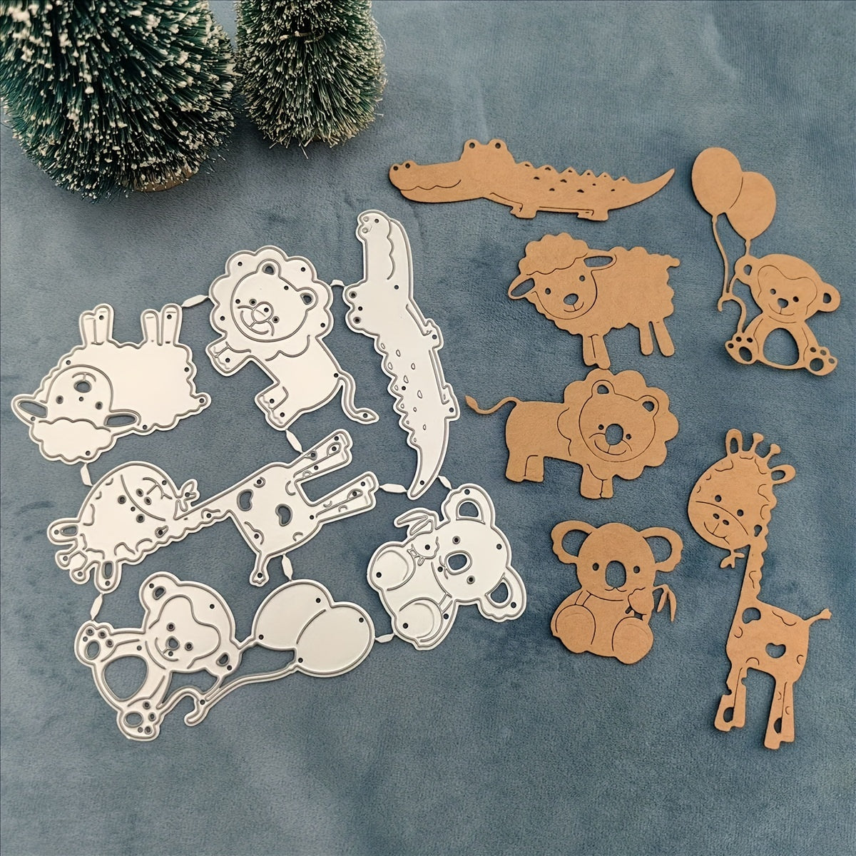 Cartoon Animal Metal Cutting Dies for Greeting Card DIY Scrapbooking