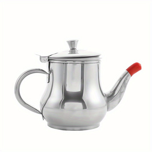 Stainless Steel Filter Bottle Leak-proof Pouring Pot Kitchen Tool