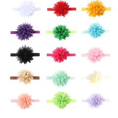 Baby Girls Flower Headbands Turban Elastics Hairbands Hair Accessories