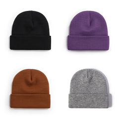 Double Layer Knitted Hat for Cycling Windproof Unisex