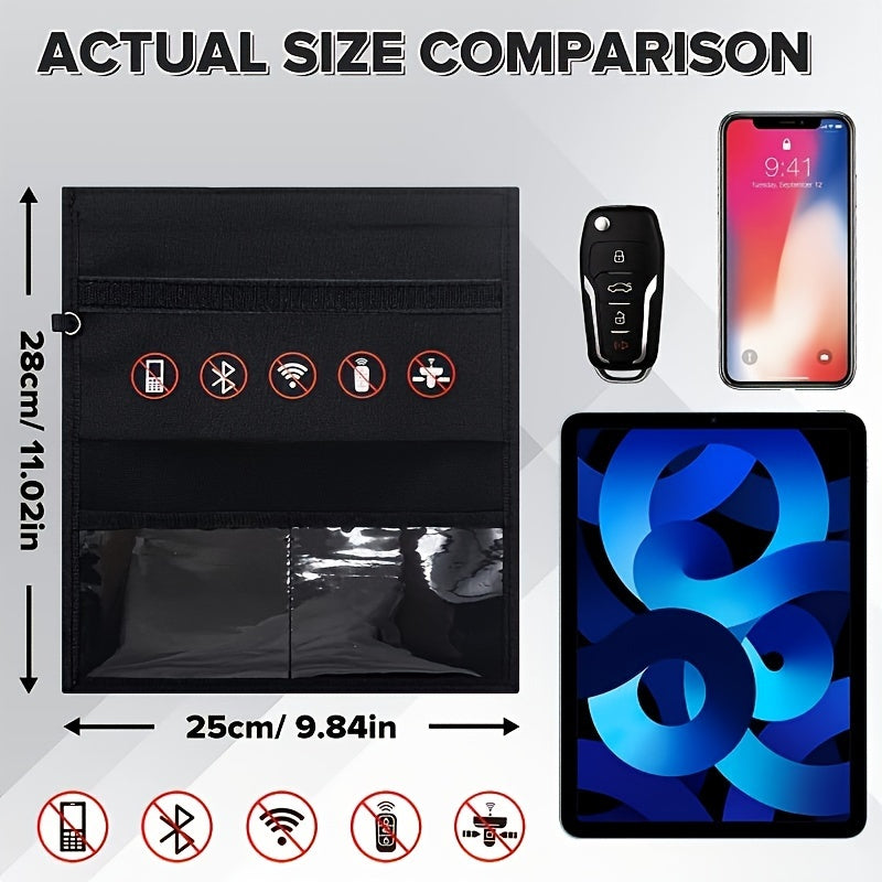 Signal Shielding Bag for Faraday Cage Bag Car Key Storage