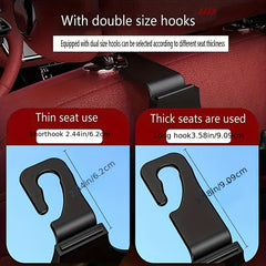 Car Water Cup Holder Seat Back Storage Box Hook Car Decor Car Storage