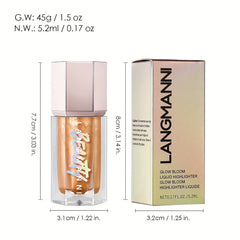 Liquid Sequin Monochrome Earth Tone Glitter Highlighter