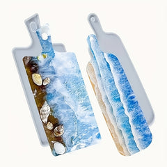 Large Epoxy Silicone Tray Mold with Handles - DIY Resin Casting Mould