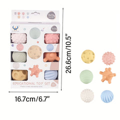 Textured Soft Balls Safe Squeeze Ball Easy to Grip Youngsters Bath Squeeze Massa