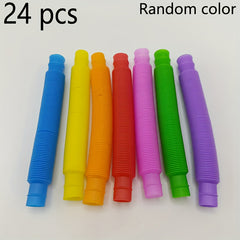 Sensory Stretchy Tubes Toy Colorful Fidget ADHD Autism Gift Creative Unique