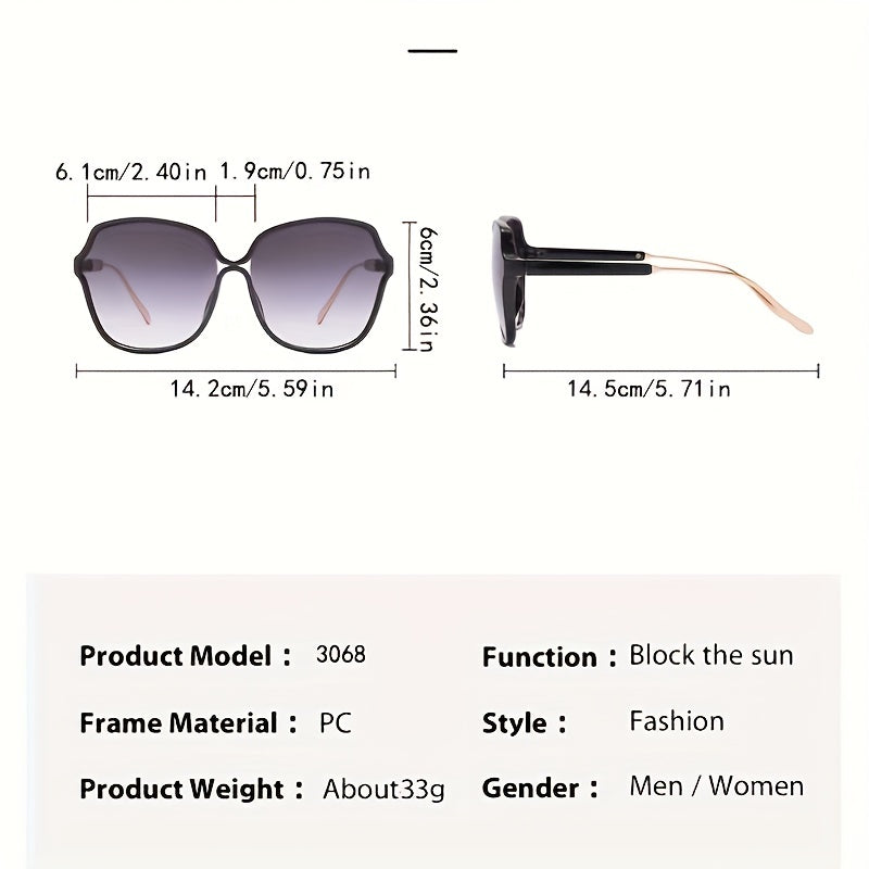 Men's Round Frame Inlaid Lens Sunglasses Anti UV400 Vintage Eyewear