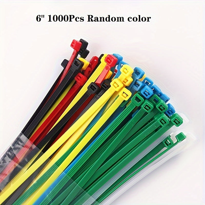 Plastic Wire Ties High Tensile Strength - Cable Zip Ties 1000pcs