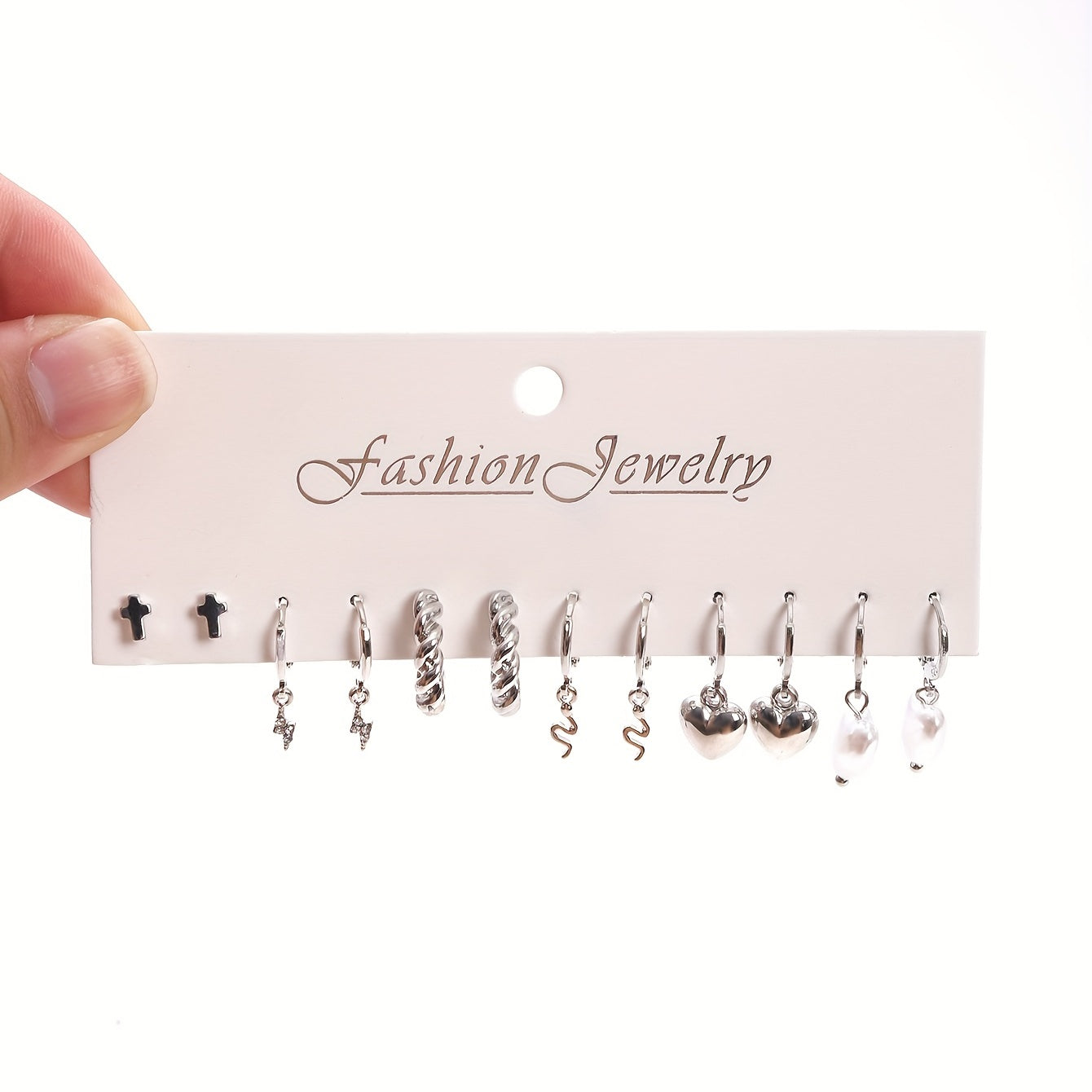 12pcs Earrings Ear Buckle Set - Stacking Earrings Set