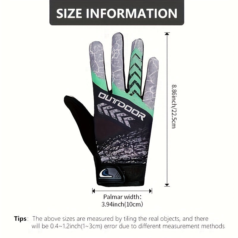 Full Finger Mountaineering Gloves Non-slip Breathable Touch Screen Gloves