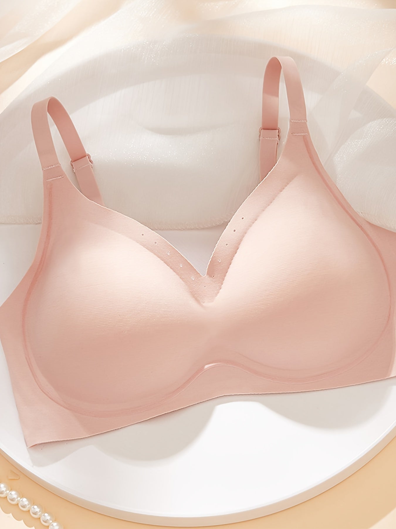 Seamless Wireless Bras Comfortable Skin-friendly Support Intimates Lingerie
