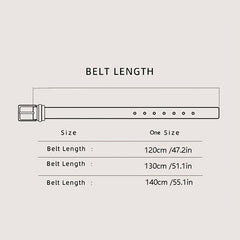 Men's Automatic PU Leather Business Belt