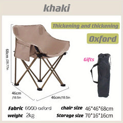 Portable Folding Chair for Outdoor Fishing and Camping