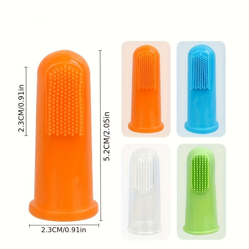 Pet Dental Cleaning Kit with Toothpaste & Finger Toothbrush
